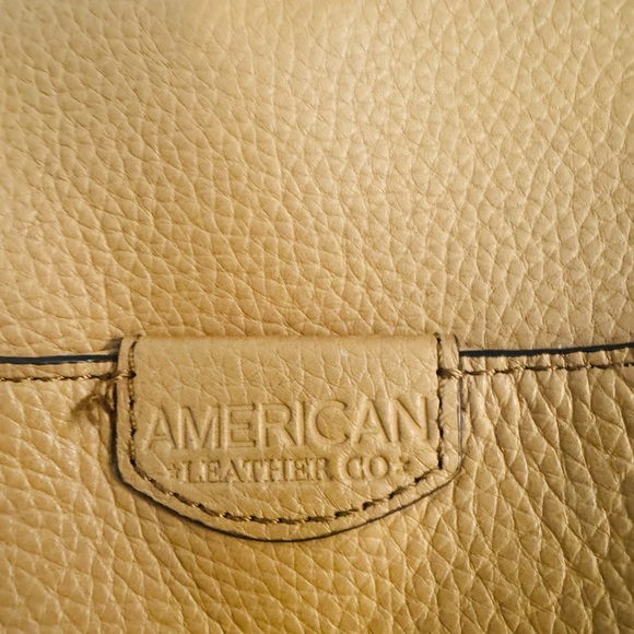 American Leather Crossbody Bag in Tan - Picture 5 of 11